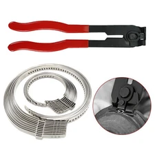 For Auto / ATV CV Joint Axle Boot Clamp Pliers Tool with 20 Crimp Bands US