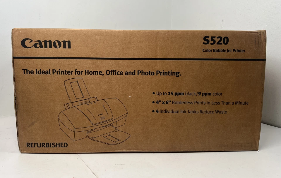 Canon S520 Color Bubble Jet Printer - Image 2 of 4