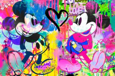 100x75cm POP ART  Mäuse   BILD Streetart Berlin Contemporary Graffiti Urban Art