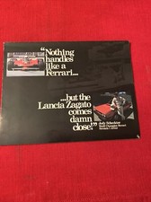Original 1981 Lancia Zagato Brochure Excellent