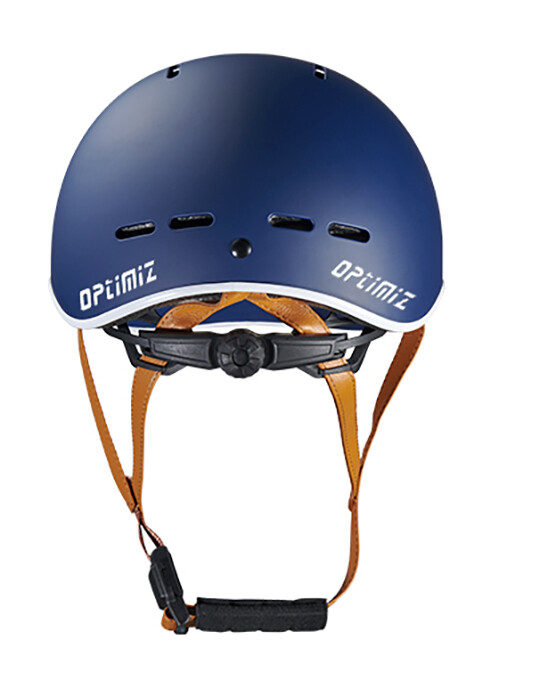 Casque urbain optimiz o375 bleu matt in mold avec reglage occipital t.s 53/56