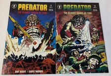 PREDATOR - THE BLOODY SANDS OF TIME comics #1 and 2 ~ FULL SET ~ nice shape