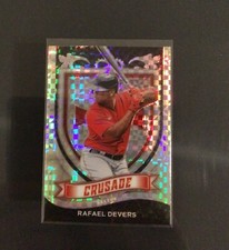 2021 Chronicles Crusade Rafael Devers Building Blocks Prizm #11 Boston Red Sox