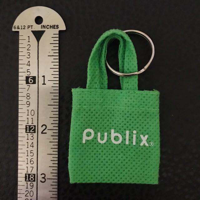 Publix Supermarkets Grocery Store Green Mini Reusable Grocery Bag