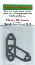 Moki M 210, M-210 Exhaust/Muffler Gasket 2 Pack NIP