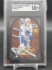 MITCH MARNER 2020 METAL UNIVERSE JAMBALAYA SSP SUPER RARE DIE CUT SGC 10