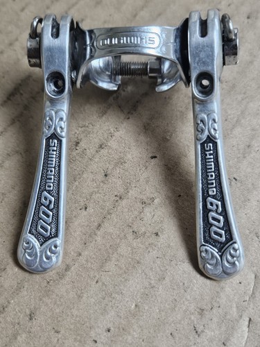 Manettes Shimano 600 Arabesque Pour Vélo De Route Vintage - Périphériques Vitesse Japonais Argent