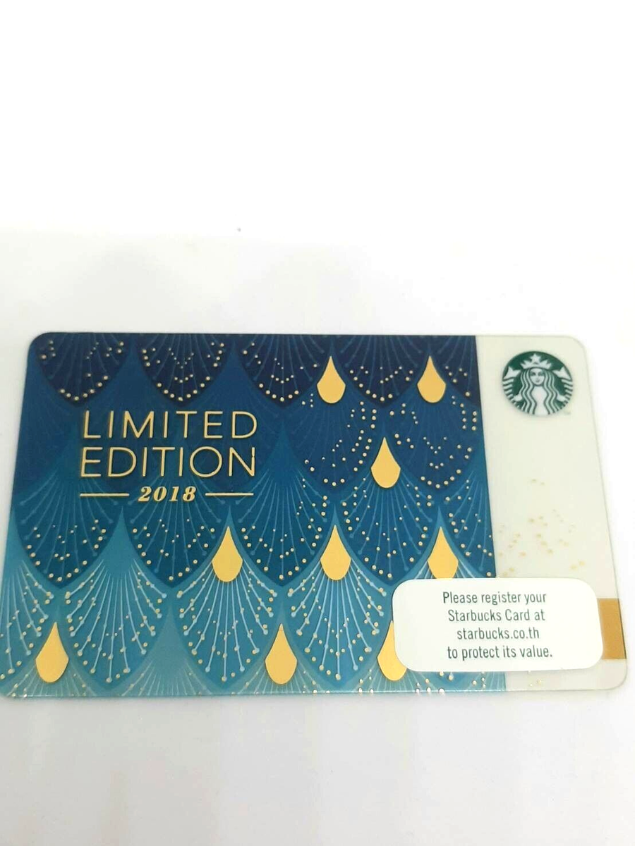 Starbucks Card Mermaid Gift Card Limited Edition 2018 Thailand | eBay