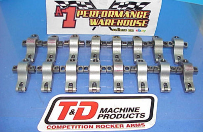 16 T&D Aluminum Shaft Roller Rocker Arms 2.10 Ratio Code 