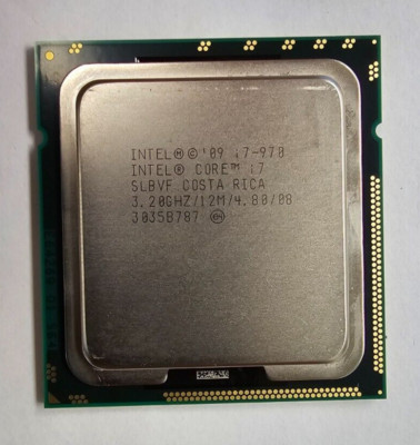 (1) Intel Core i7-970 SLBVF 12M Cache 3.20 GHz LGA1366 CPU Processor - Tested