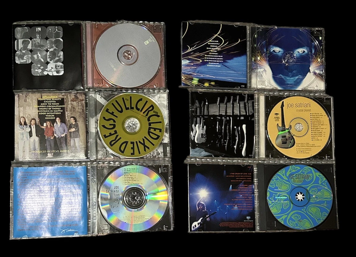 JOE SATRIANI Signed Autographed Engines of Creation CD Booklet