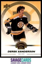 2023-24 Upper Deck Boston Bruins Centennial Derek Sanderson #1 Boston Bruins