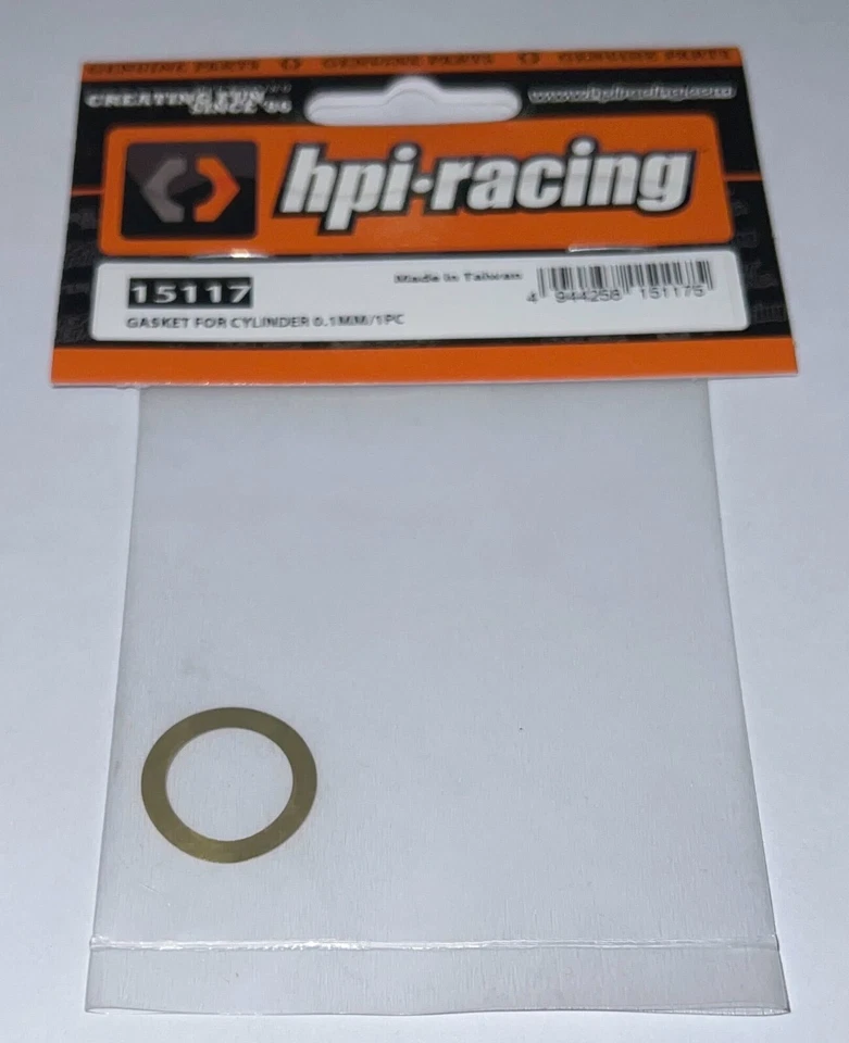 HPI Racing Gasket for Cylinder, 0.1mm, (1pc) HPI15117 - Image 2 of 2
