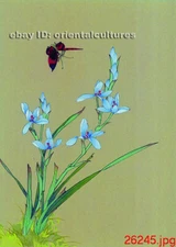 Chinese 100% real natural silk thread,su hand embroidery kits:orchis butterfly 