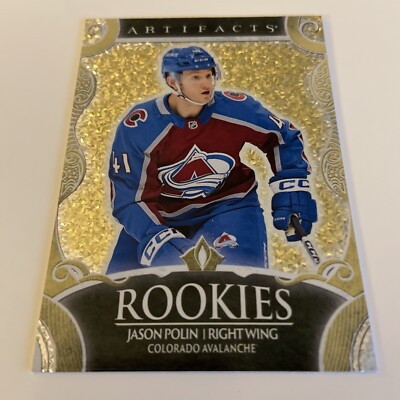 NHL Card-Jason Polin-Gold Rookies-Artifacts 2024-25-Colorado 