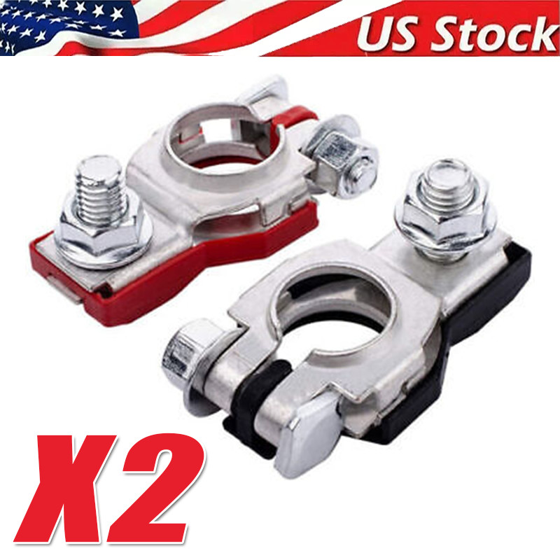 Battery Terminal Connector Top Post Positive Negative Heavy Duty Universal LOT