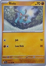 112/198 RIOLU | COMMON | SCARLET & VIOLET POKEMON CARD