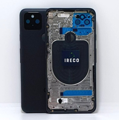 Ersatz Google Pixel 5 Rückseite Glas Akkudeckel - Rahmen Linse Blitz Logo