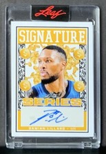 Damian Lillard, 1/1 Auto, 2022 Leaf Signature Series #BA-DL2, Encased