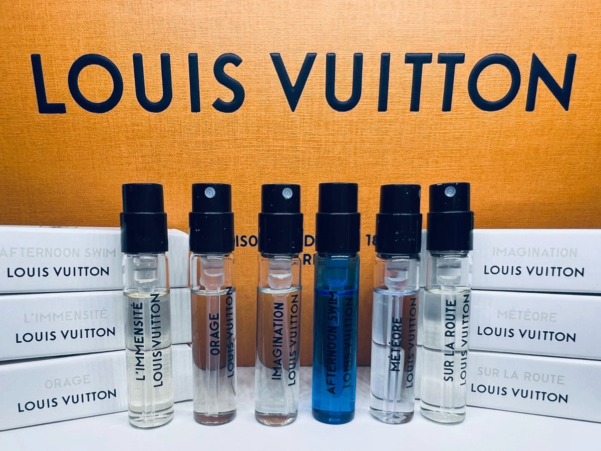Louis Vuitton Perfumes Collection For Men Sample Vials Spray 2ml