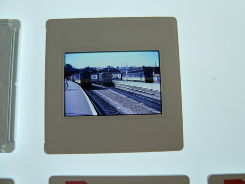 Vintage Train Locomotive slides Bundle - 35mm lot of 10 T-3 - Imagen 4 de 11