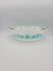 Vintage Pyrex 1 1/2 Quart Oval Bluebird Casserole With Lid #043