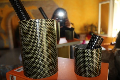 Tubo in fibra di carbonio Twill 3k est19 int17 lung.1000mm - Foto 7 di 12