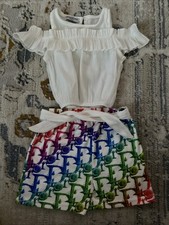 5-6 Children  s Short Set. New No Tag. Never Worn