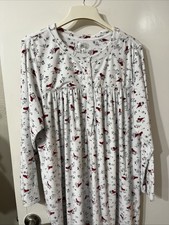 Aria Nightgown Long Night Gown Pockets Cardinals Super Soft Plus 2X