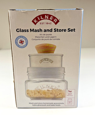 NEW Kilner Glass Mash & Store Set for Homemade Foods