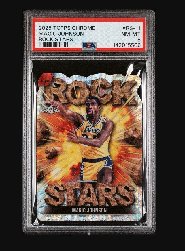 2025 TOPPS CHROME ROCK STARS #RS-11 MAGIC JOHNSON