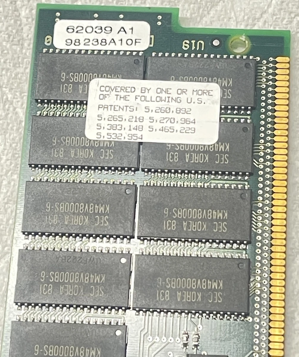 32MB EDO DIMM RAM 168-Pin - Modulo M04V6416EGDUB60DBMIC Per PC Vintage