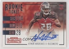 2016 Panini Contenders Rookie Ticket Vernon Hargreaves III #295 Auto s3g