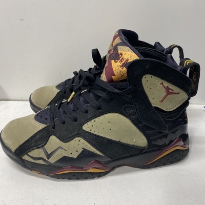 Jordan Men Athletic Shoes Air Jordan 7 Retro Black Olive  display picture 1