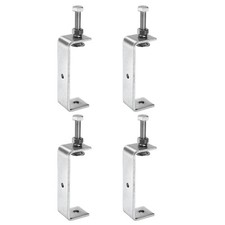 4pcs 304 Stainless Steel C Clamps 4.72" (120mm) Wide Jaw Opening Wood Clamps