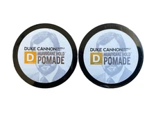 DUKE CANNON SUPPLY CO. News Anchor Hurricane Maximum Hold Pomade~2 oz~2 pack~NEW