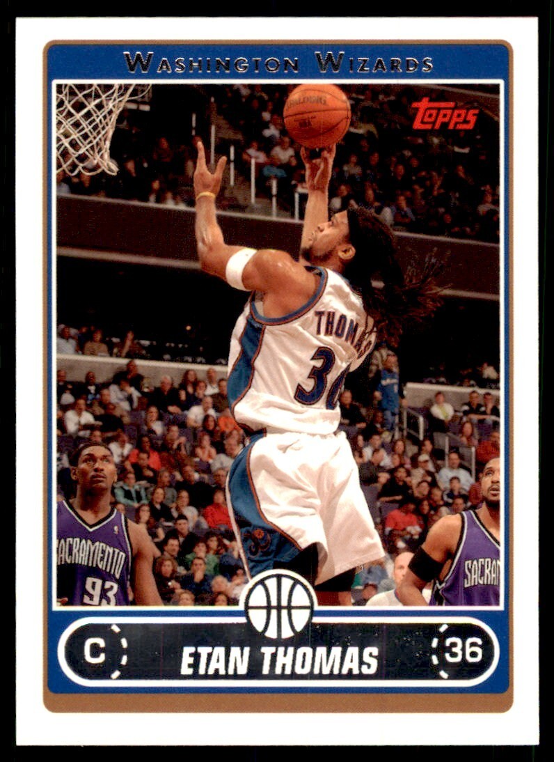 2006-07 Topps. Etan Thomas Washington Wizards #199