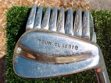 MacGregor Tour Classic Golf Clubs Forged Tour Blades irons 1 - 9 w Dynalite Gold