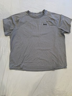 Under Armour The Tech Tee Men s Grey Tshirt Size 4XL