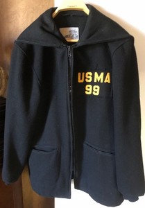 West Point Military Acadamy Wool Hooded Jacket, 40 L