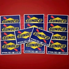 Sunoco Official Fuel of Nascar 2008 Collectors Sticker Decal Vintage LOT GAS 