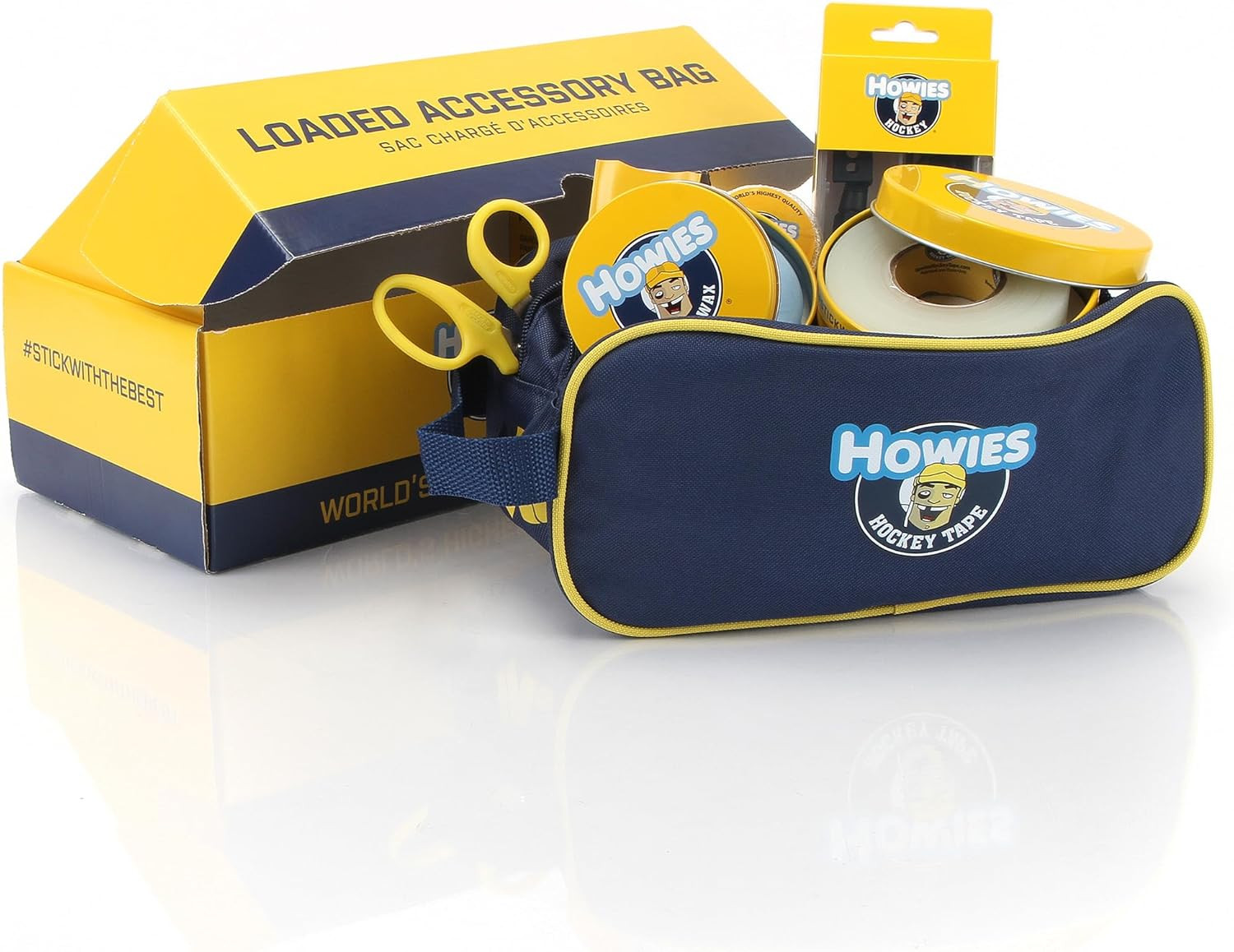 Howies Hockey Loaded Accessory Bag – Includes Stick, Grip, and Shin Pad Tape, He