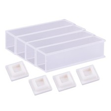 4X Micro Optische Quarz Küvetten Zelle 3.5ml 10mm für  UV-VIS Spektrometer Ato