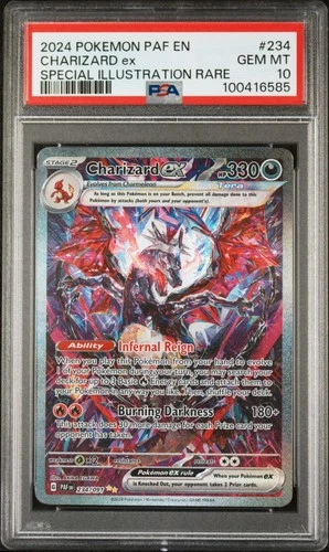 2024 Pokemon Paldean Fates Charizard Ex #234 GEM MT PSA 10 Special Illus. Rare
