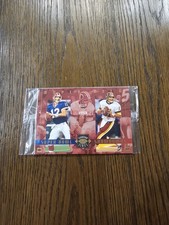 1993 Upper Deck Super Bowl Showdown 2 Of 5 Jim Kelly Mark Rypien Football Card