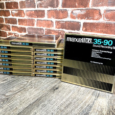 Lot of 16 Maxell UD 35-90 Reel-to-Reel Sound Tapes Jazz Blues Recordings Used