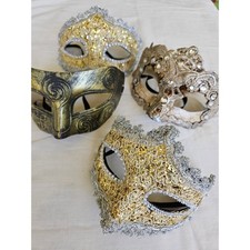 Set Of Four Masquerade Masks