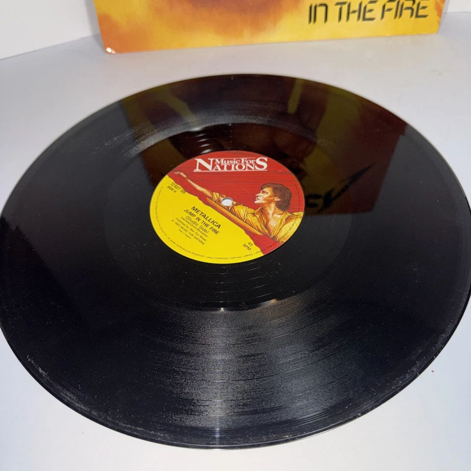 Metallica Jump in the Fire MFN Music for Nations 12KUT-105 12" Inch Vinyl Foto 2 de 4