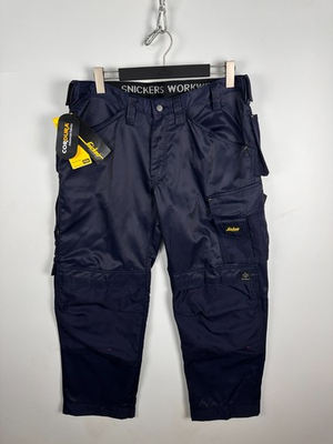 #ad #ad Snickers Mens Craftsman HP DuraTwill Trousers NEW Knee Guard OEKO TEX Navy Sz 38 $65.00