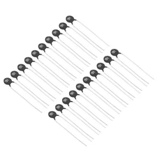 NTC Thermistors Resistors, 20Pcs 10 Ohm NTC 10 D-5 Temperature Sensor